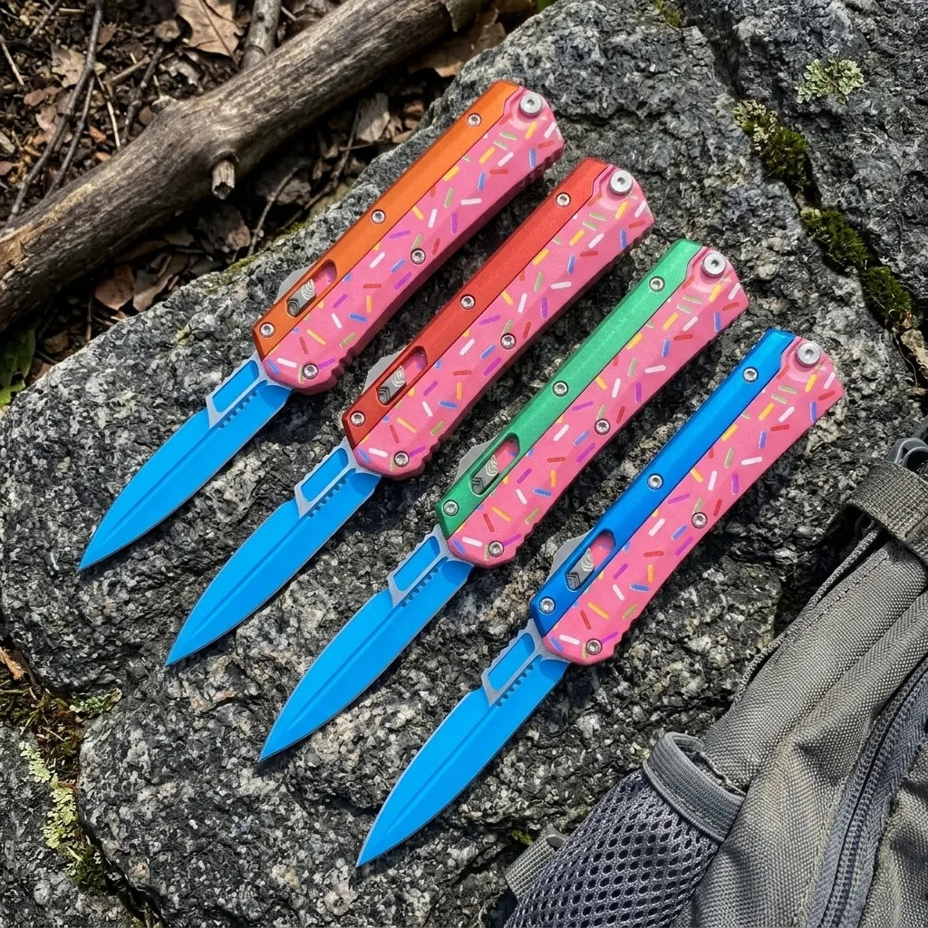 Spring Automatic Knife Micro Collectible OTF Gift - 6943