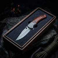 Damascus Folding Knife VG10  EDC Collectible Gift - 5765