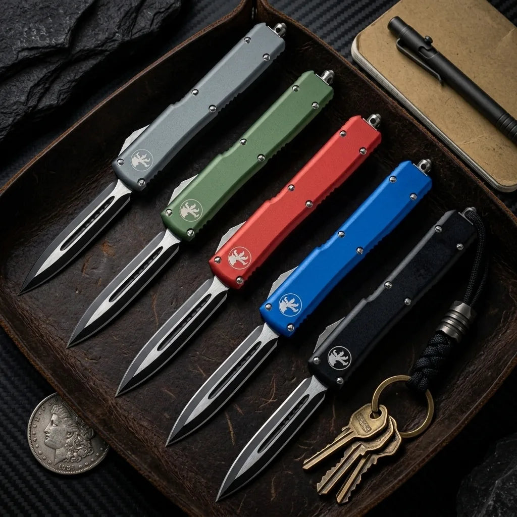 Spring Automatic Knife Micro Collectible OTF Gift - 6832