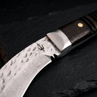 Damascus Straight Knife Stee Collectible Fixed Blade - 5179