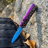 Spring Automatic Knife Micro Collectible OTF Gift - 6954