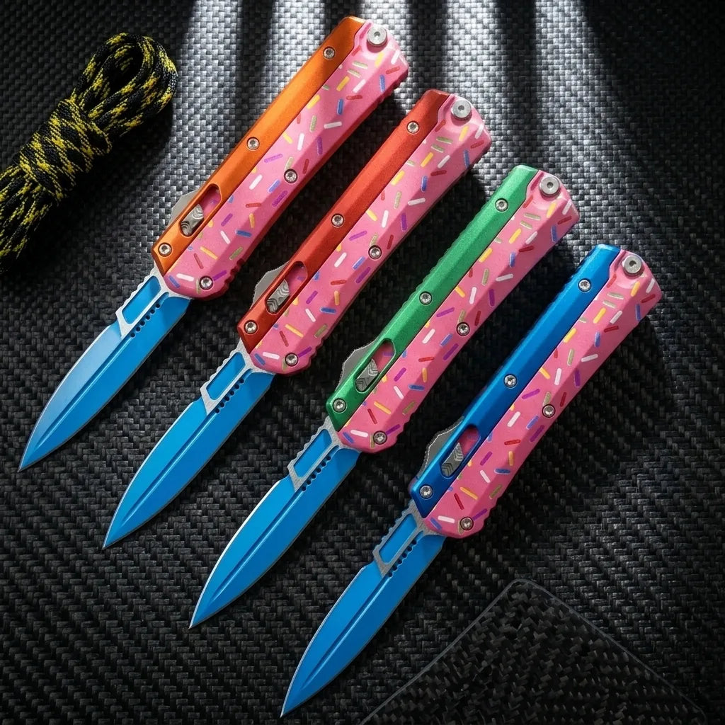 Spring Automatic Knife Micro Collectible OTF Gift - 6943