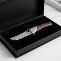 Damascus Folding Knife VG10  EDC Collectible Gift - 5378