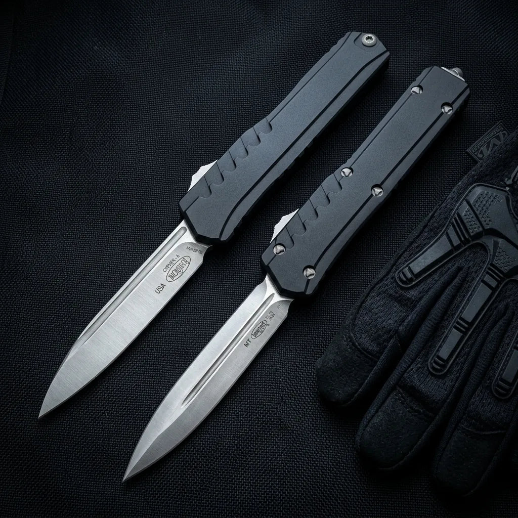 Spring Automatic Knife Micro Collectible OTF Gift - 6362