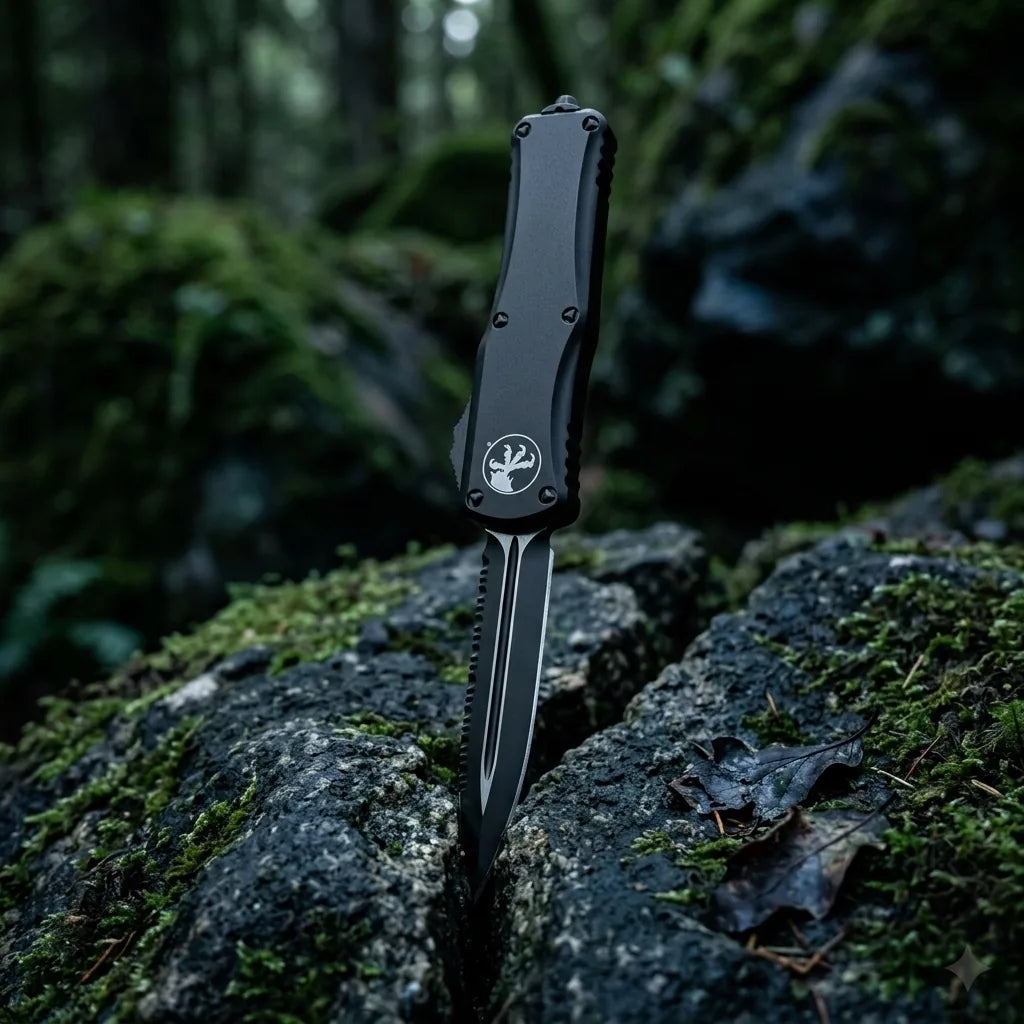 Spring Automatic Knife Micro Collectible OTF Gift - 6530