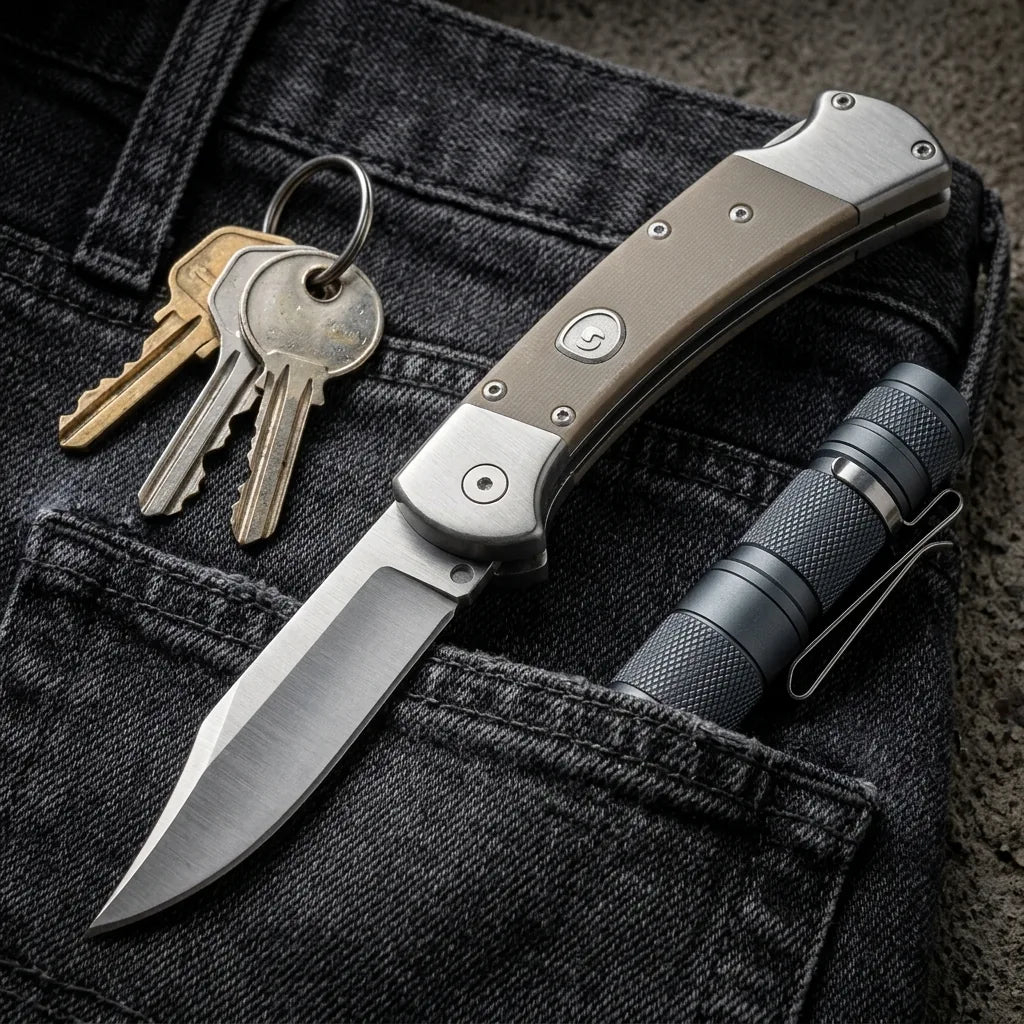 Spring Automatic Knife 112-P Collectible OTF Gift - 7093