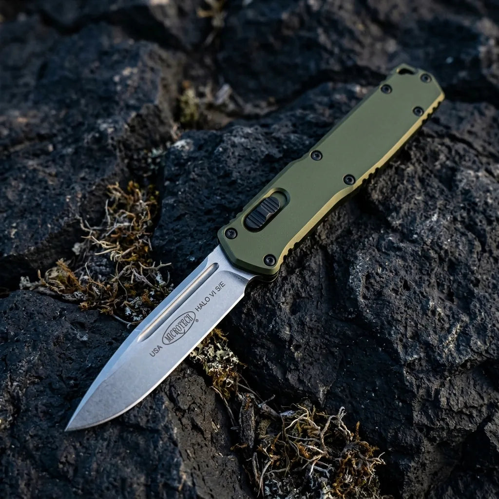 Spring Automatic Knife Halo  Collectible OTF Gift - 6996