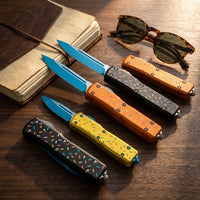 Spring Automatic Knife Micro Collectible OTF Gift - 6947