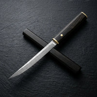 Damascus Straight Knife Equa Collectible Fixed Blade - 5760