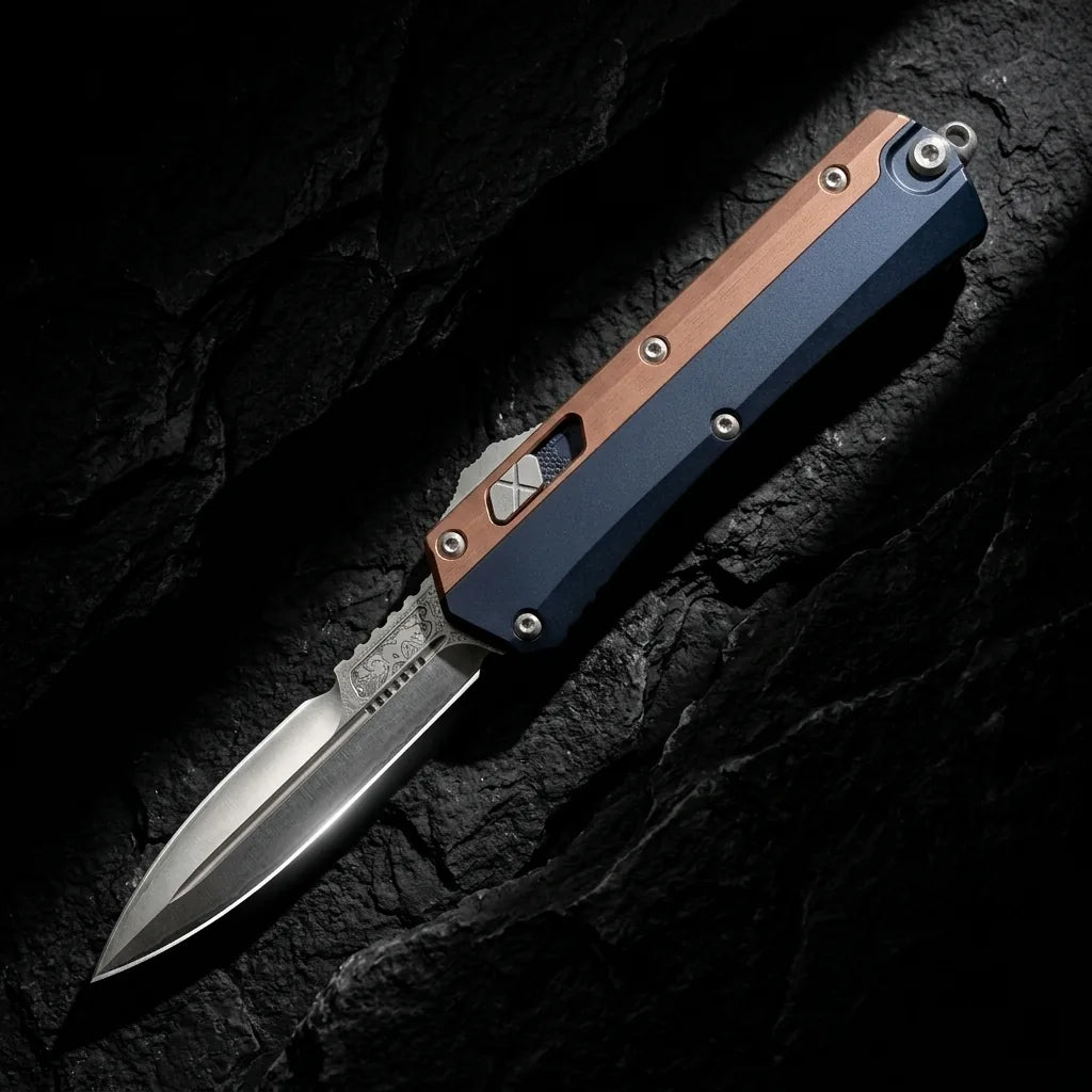 Spring Automatic Knife Micro Collectible OTF Gift - 5989
