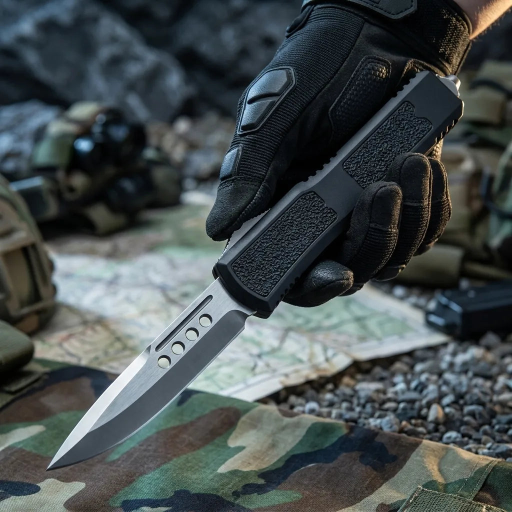 Spring Automatic Knife Micro Collectible OTF Gift - 7071