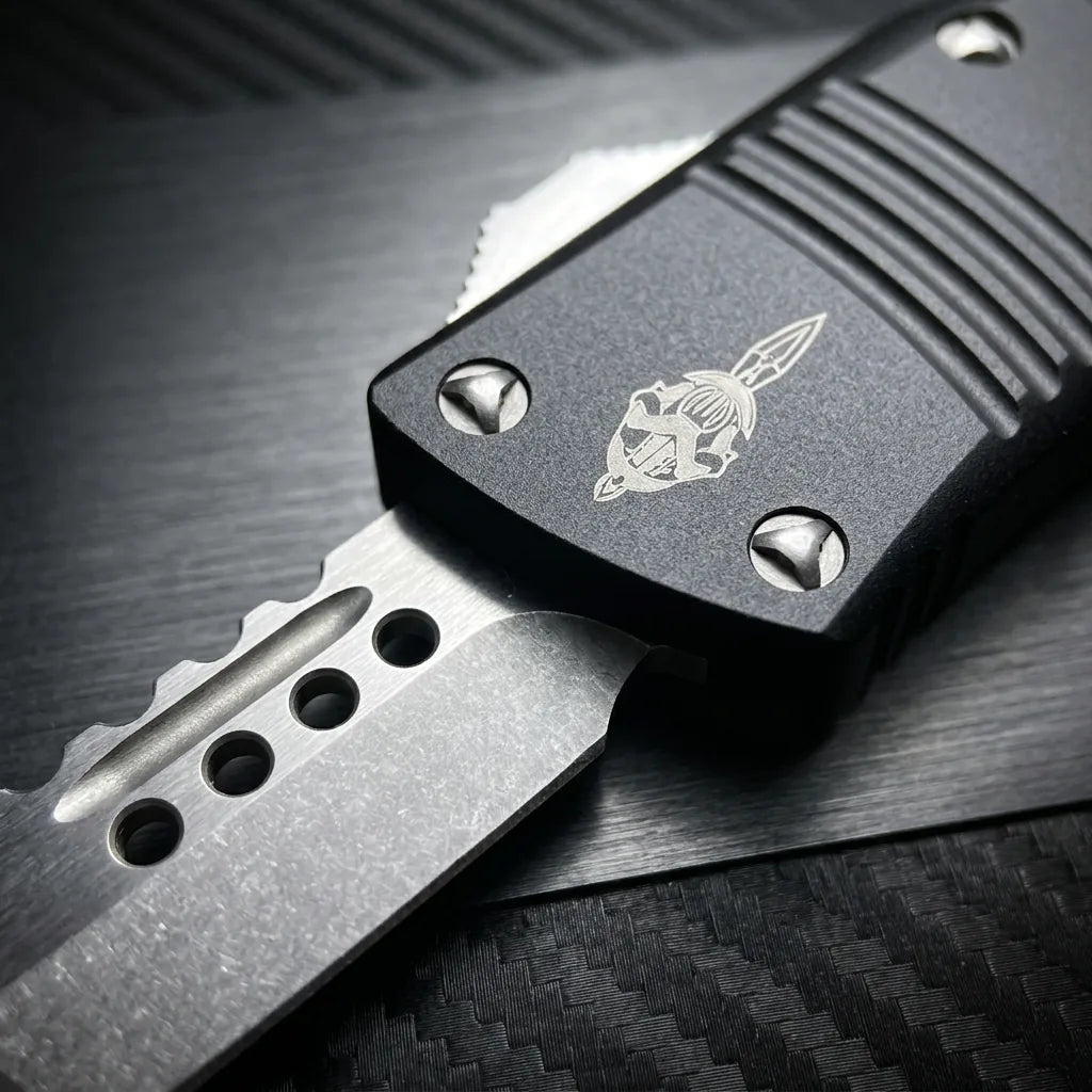 Spring Automatic Knife Micro Collectible OTF Gift - 6074