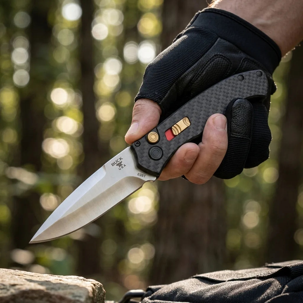 Spring Automatic Knife BUCK  Collectible OTF Gift - 7225