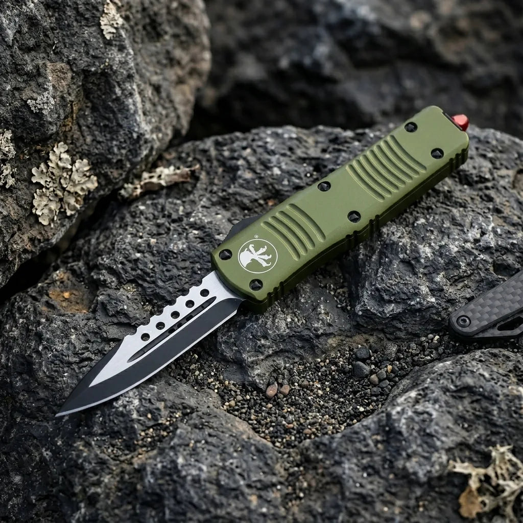 Spring Automatic Knife Micro Collectible OTF Gift - 5956