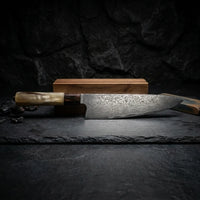 Damascus Straight Knife Eggp Collectible Fixed Blade - 5147