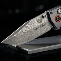 Damascus Folding Knife Butte EDC Collectible Gift - 7188